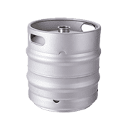 half-keg of Rootbeer